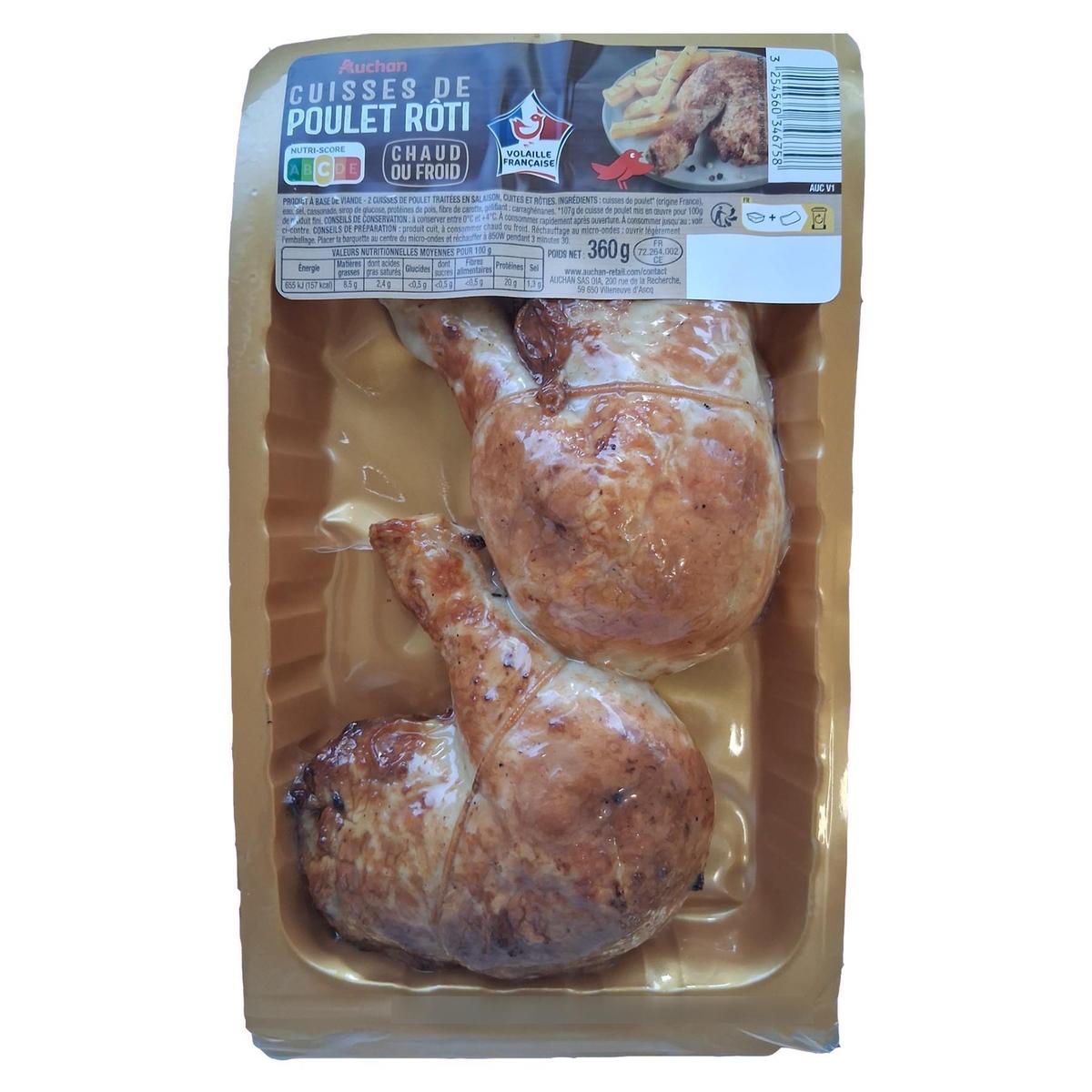 3254560346758 - Auchan - Cuisses de Poulet Rôti