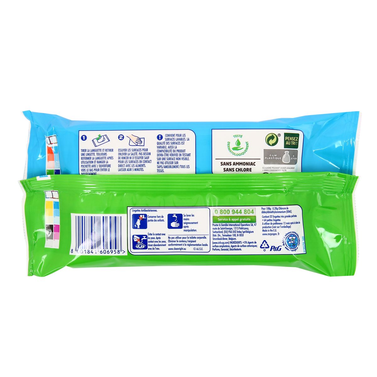8001841606958 - Mr Propre - Lingettes antibactériennes