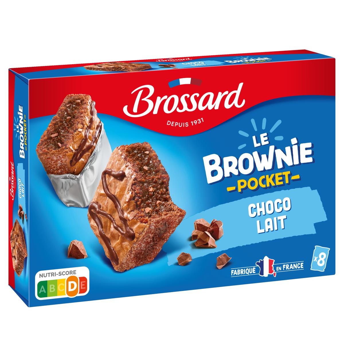 3660140928458 - Brossard - Mini-brownies chocolat au lait x8