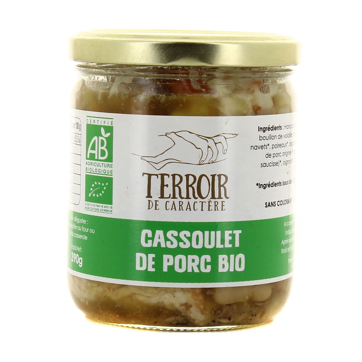 3356650310059 - Terroir de Caractère - Cassoulet de porc Bio