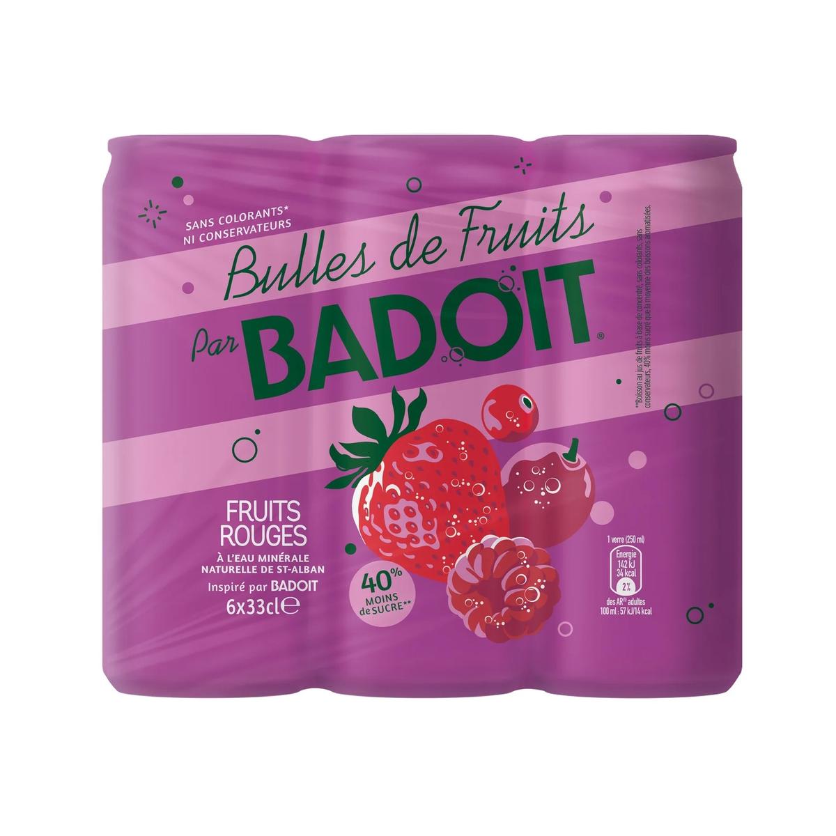 3068320132259 - Badoit - Eau gazeuse aromatisée aux fruits rouges