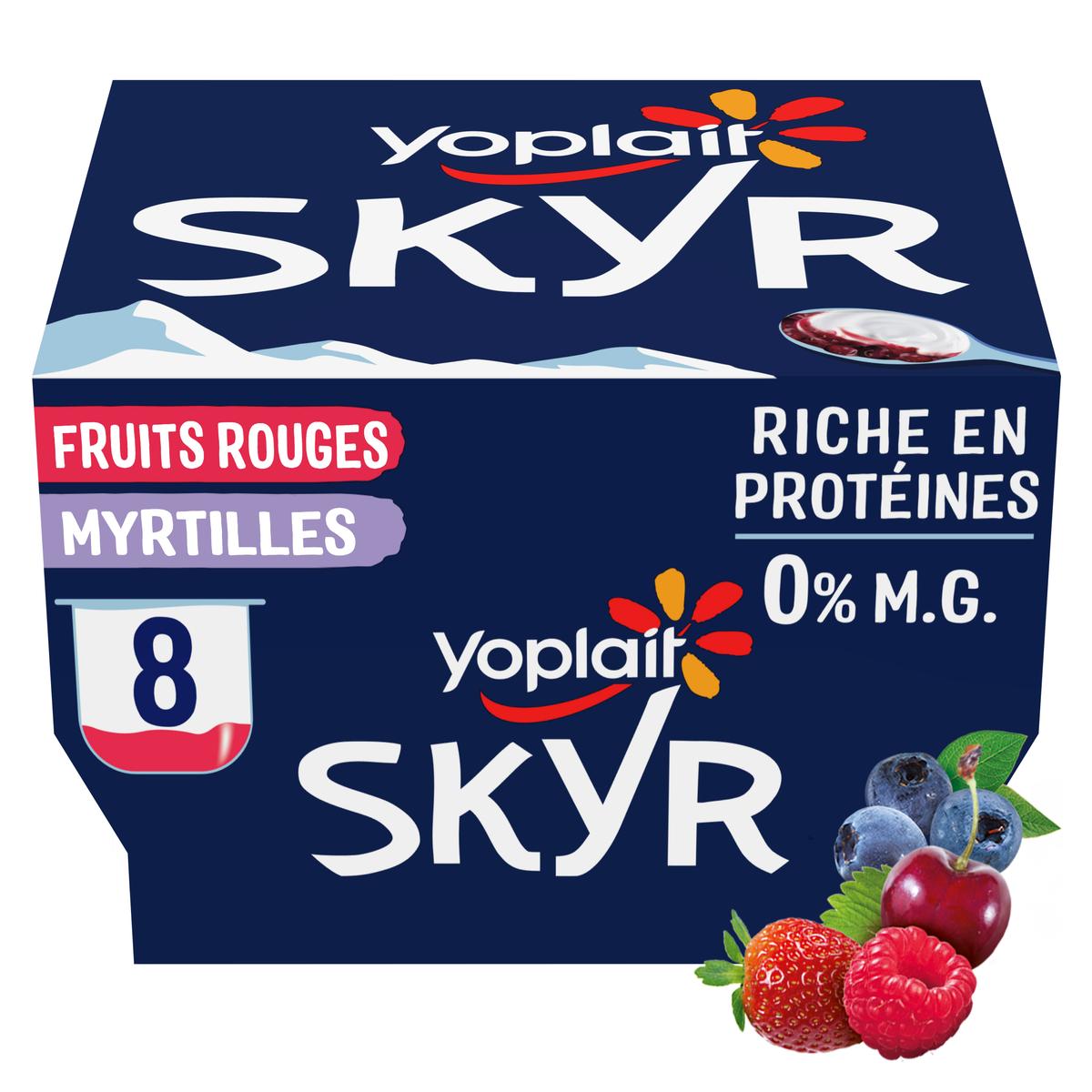 Livraison Domicile Yoplait Skyr Fruits Panach S X G