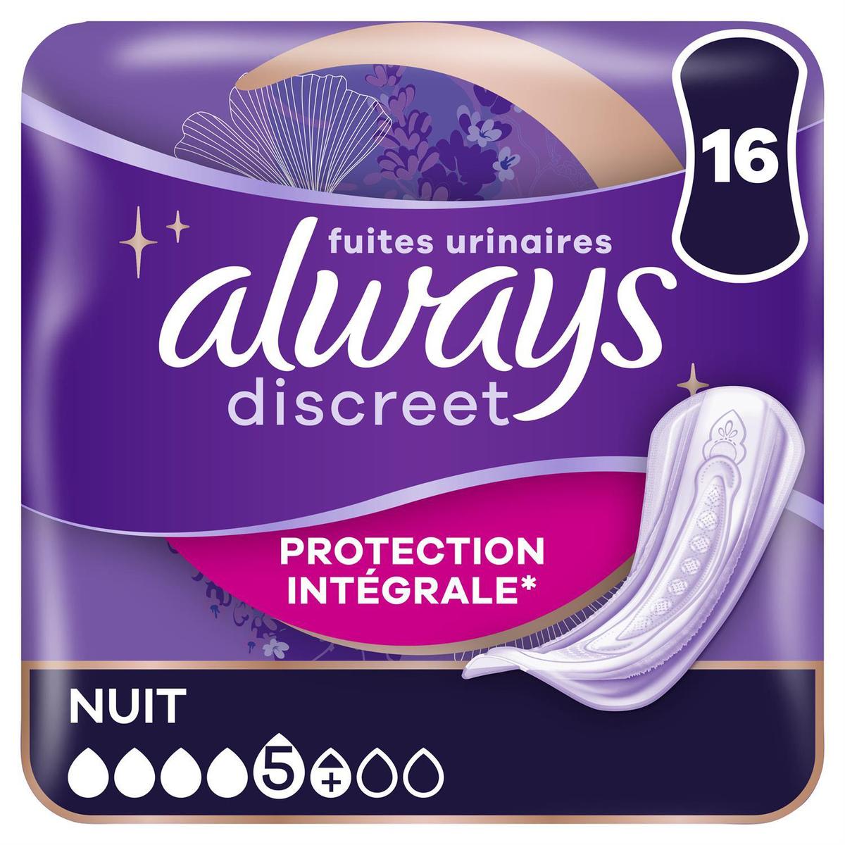 8700216252959 - Always Discreet - Serviettes Pour Fuites Urinaires night