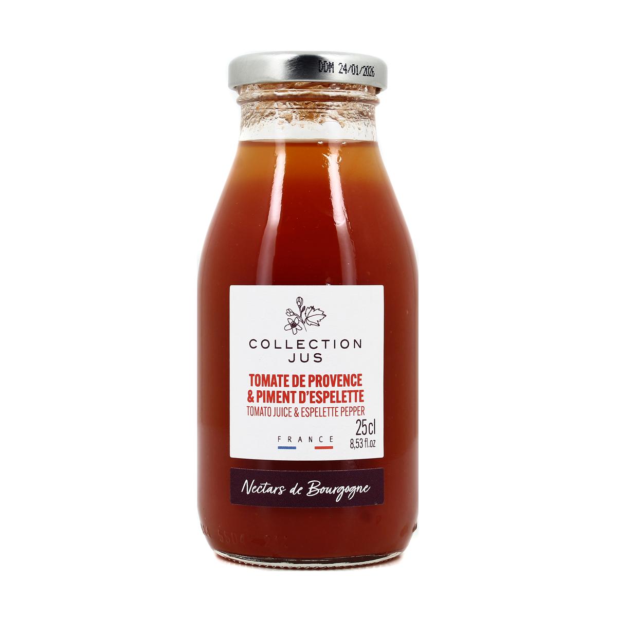 3760125983059 - Nectars de Bourgogne - Pur Jus de Tomate de Provence au Piment d'Espelette