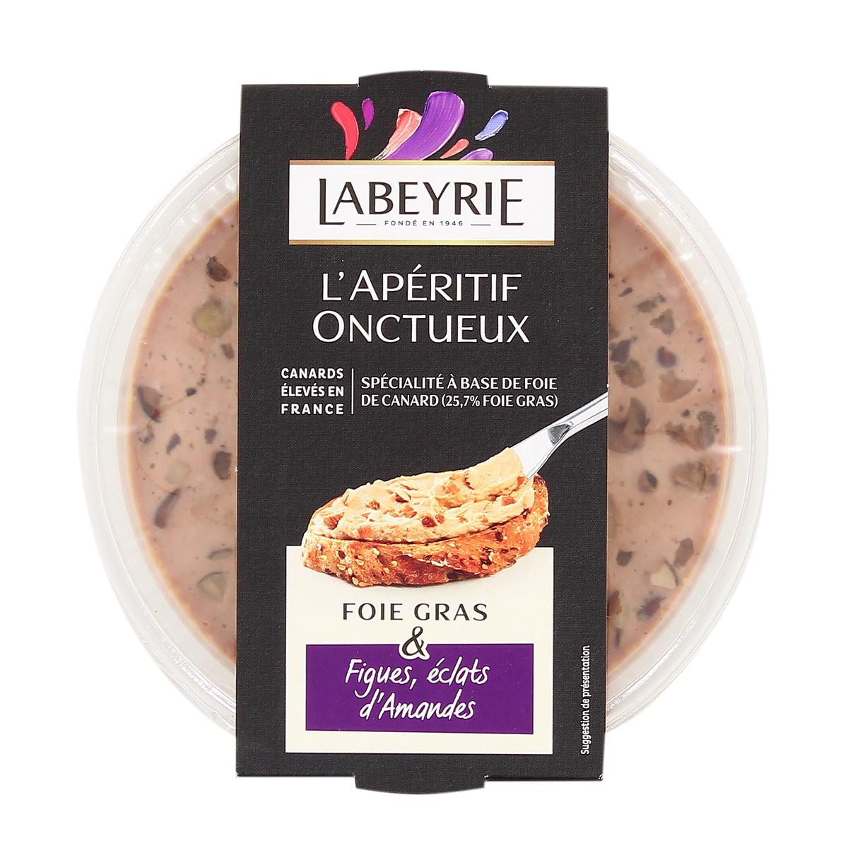Achat Labeyrie L'Apéritif Onctueux foie gras & figues, éclats d'amandes