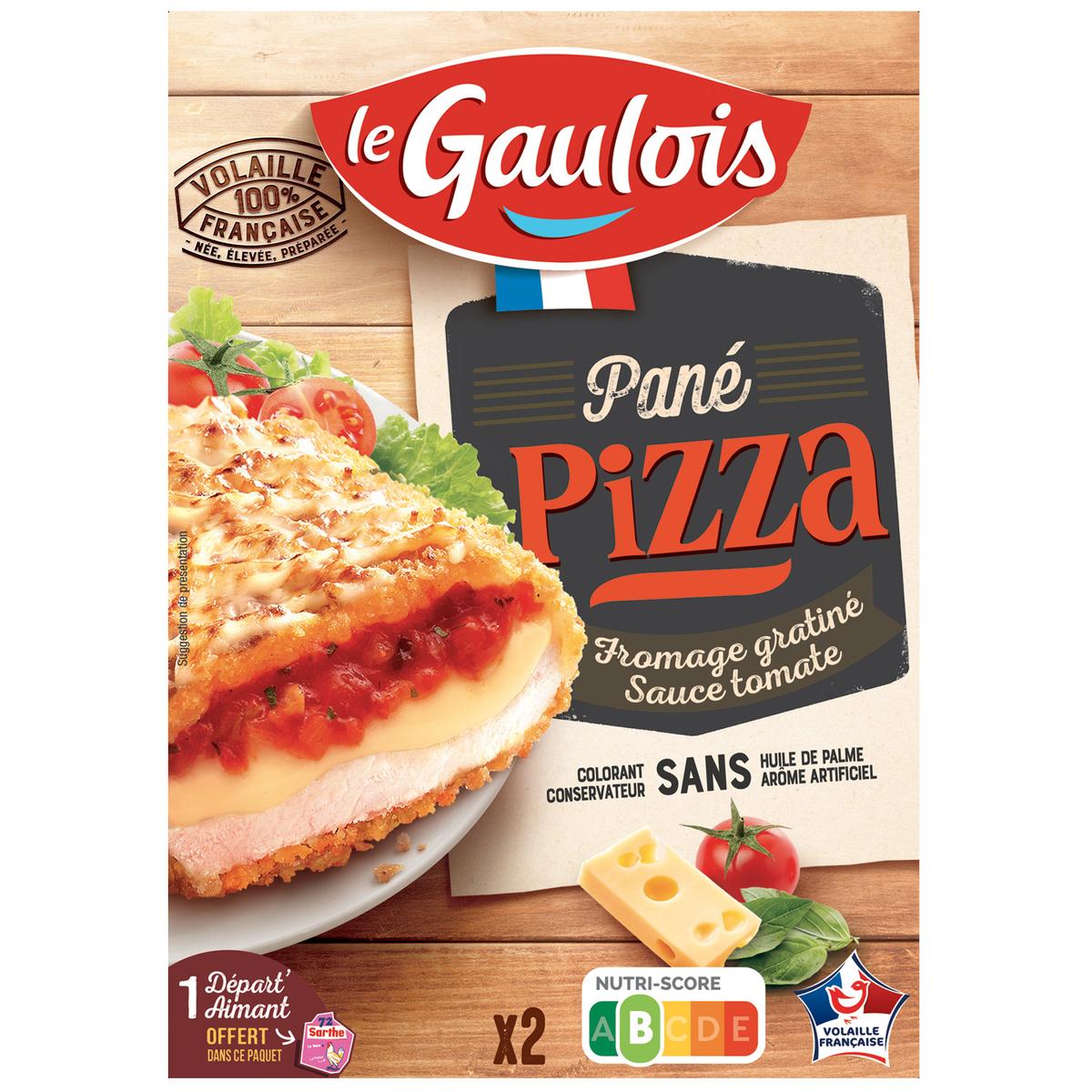 3266980415259 - Le Gaulois - Pané Pizza, Fromage Gratiné et Sauce Tomate