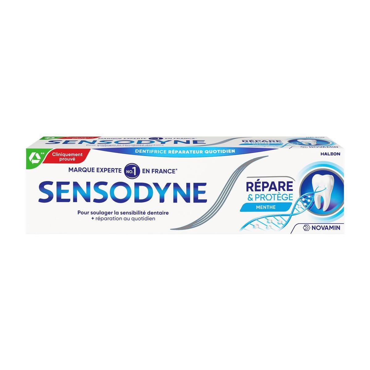 5054563205759 - Sensodyne - Dentifrice répare & protège menthe novamin & aérosil