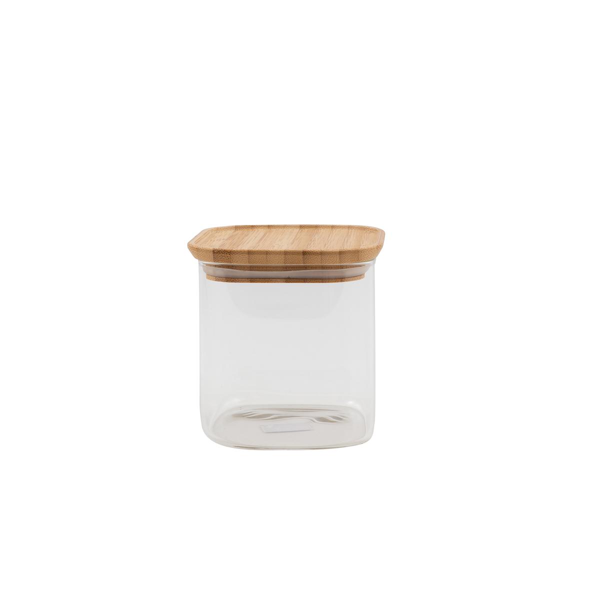 5420059856659 - Point virgule - Bocal en verre avec couvercle en bambou 