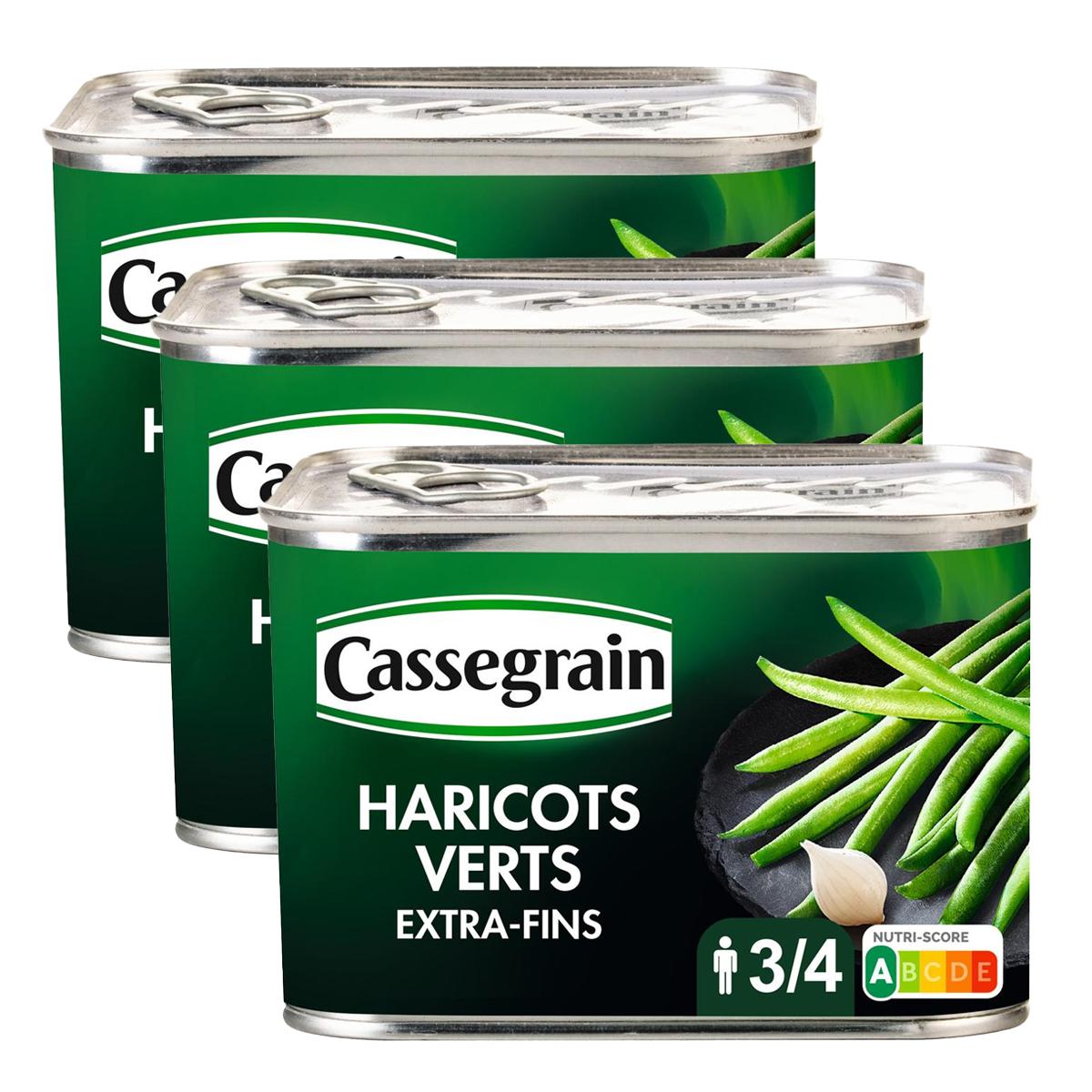 2050000318559 - Cassegrain - Haricots verts extra-fins cueillis main 