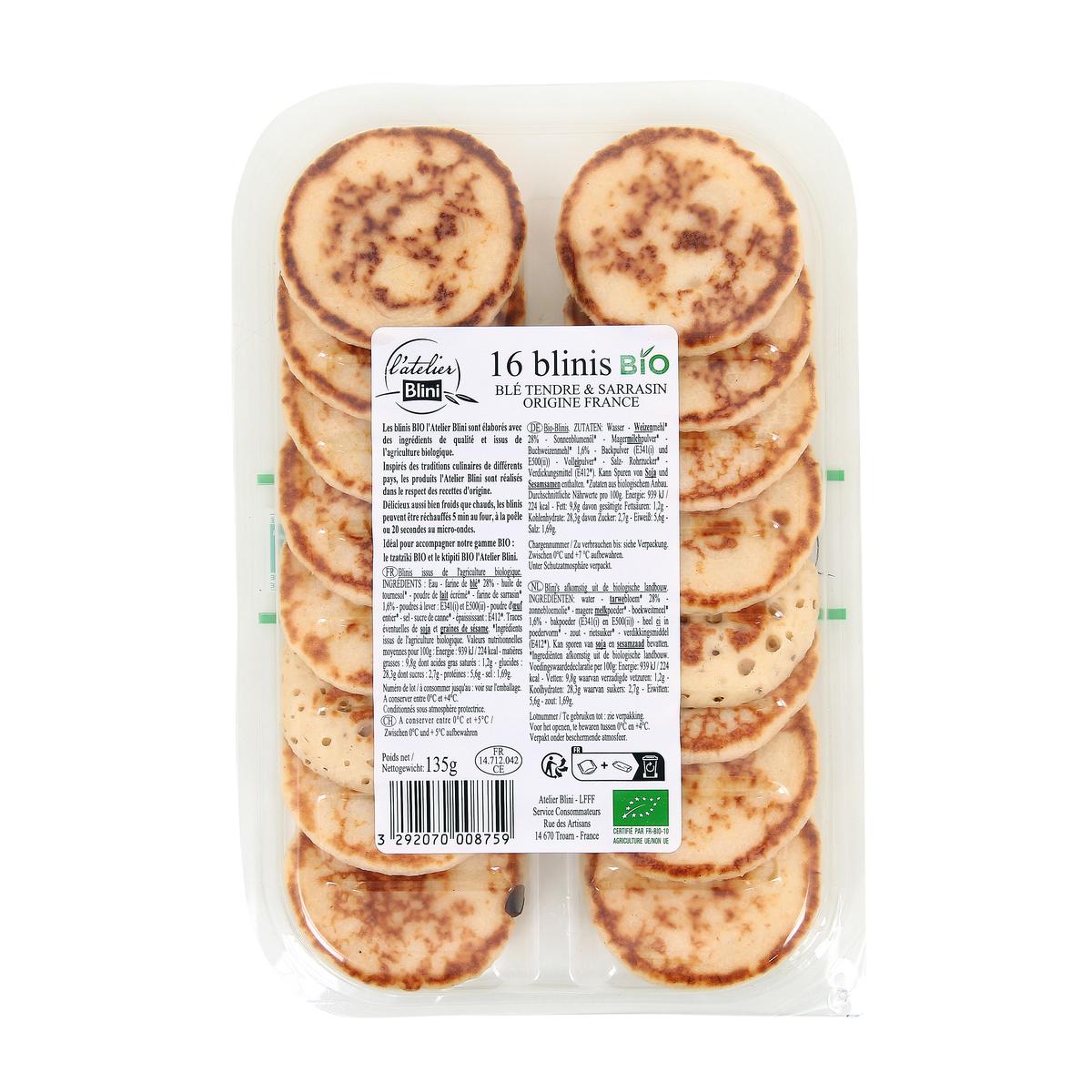 3292070008759 - Blini - 16 Blinis Cocktail Bio