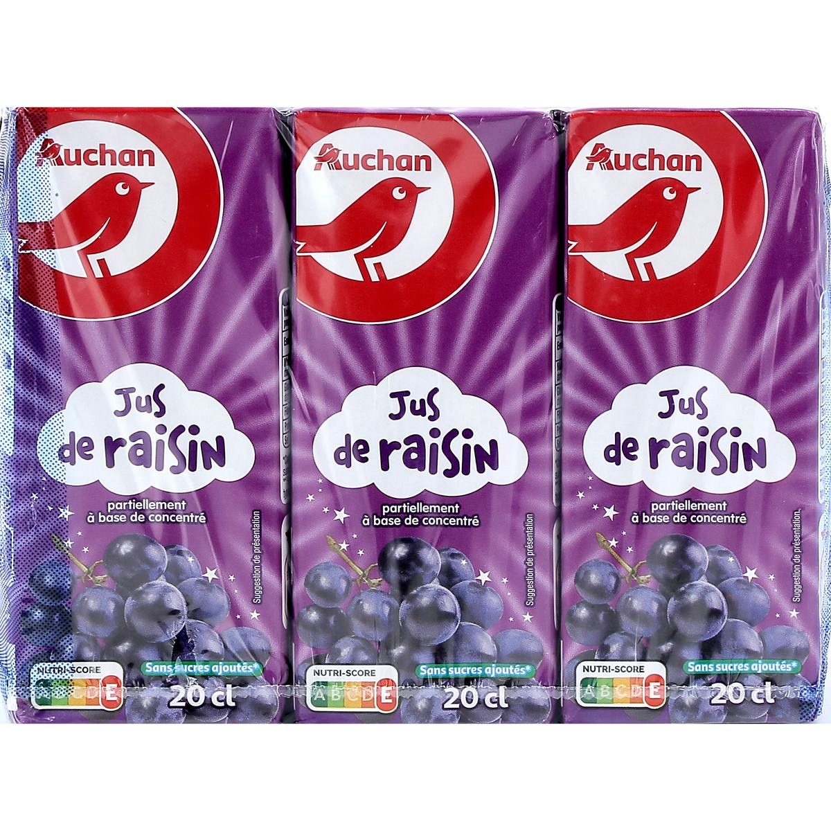 3596710469659 - Auchan - Jus de raisin à base de concentré