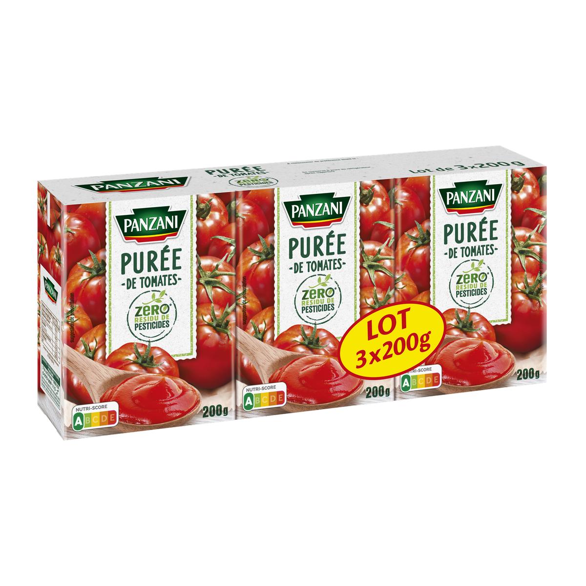 3038359010460 - Panzani - Purée de Tomates Zéro Résidu de Pesticides