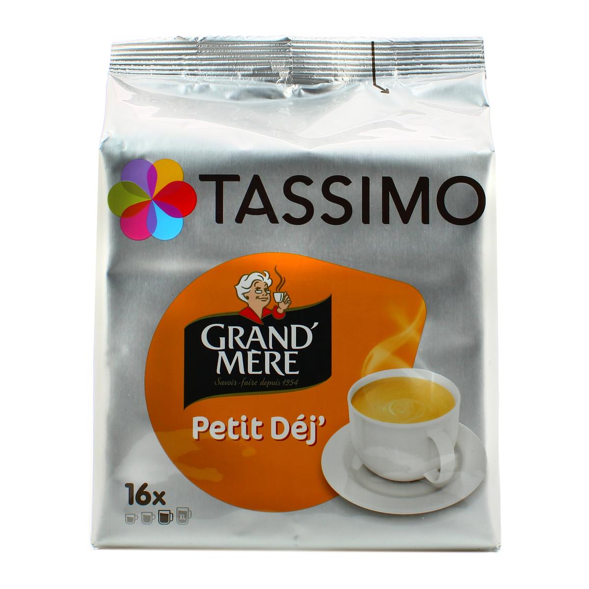 Tassimo Grand'Mère Petit Déj' - 16 dosettes - Café Dosette