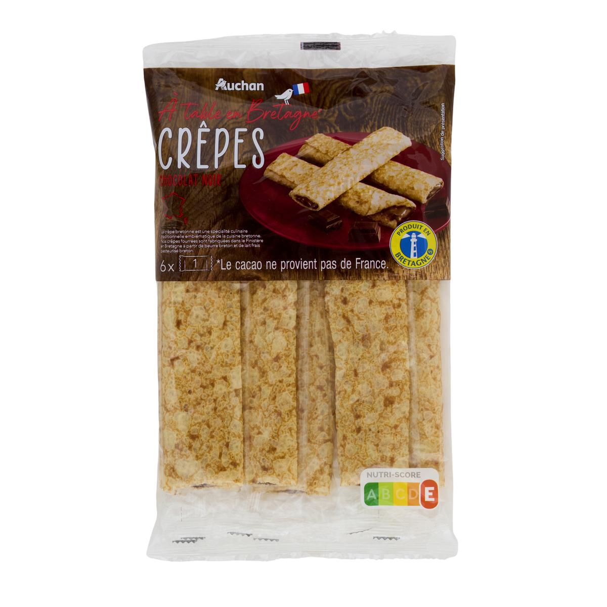 3596710552160 - Auchan Terroir - Crêpes fourré chocolat noir