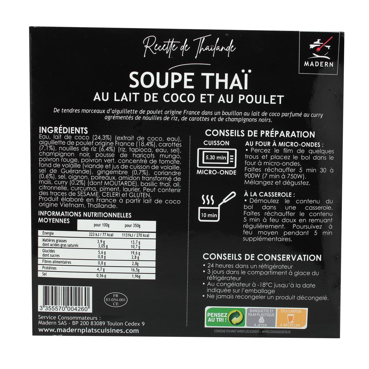 3355570004260 - Madern - Soupe Thai au lait de coco