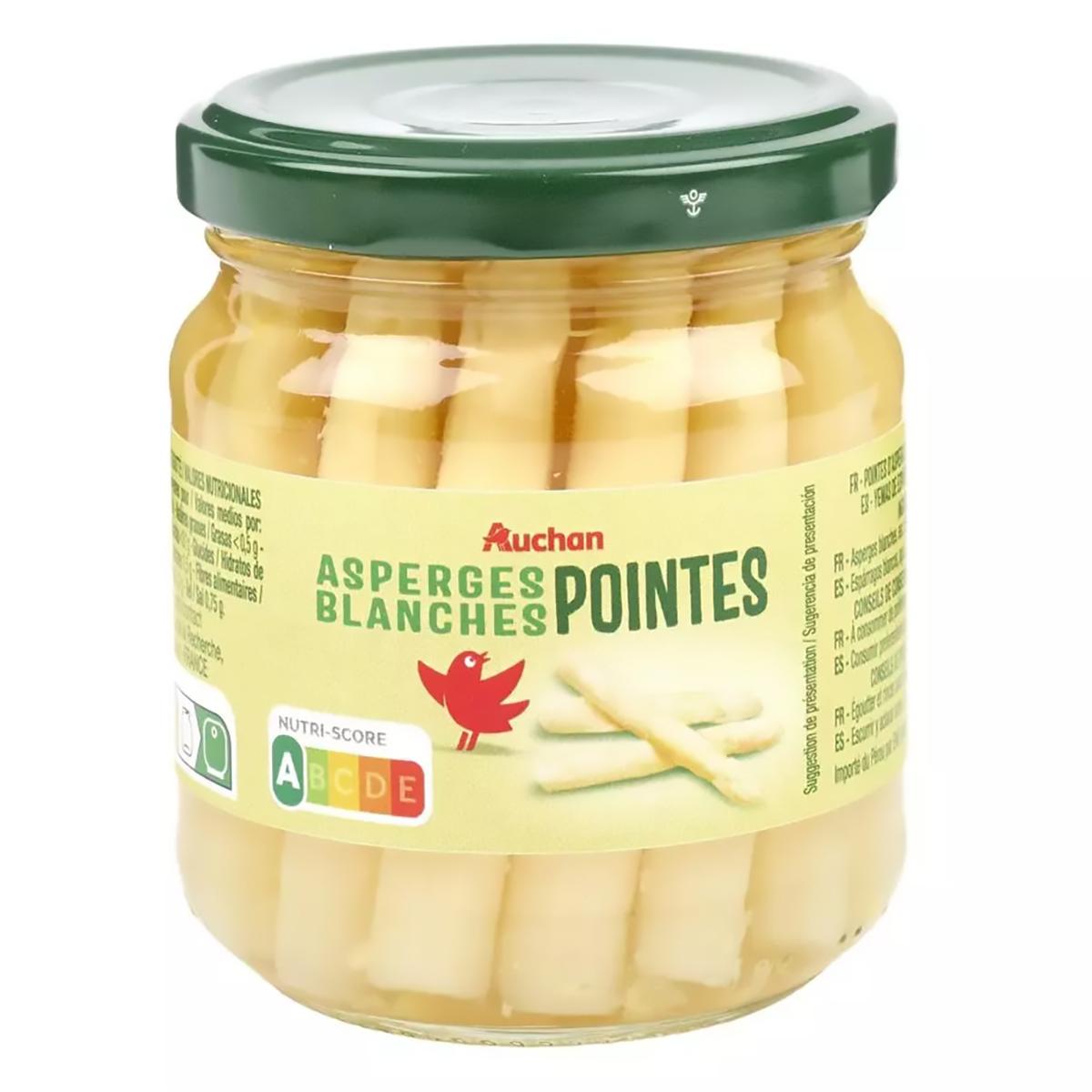 3596710394760 - Auchan - Pointes d'Asperges blanches en bocal