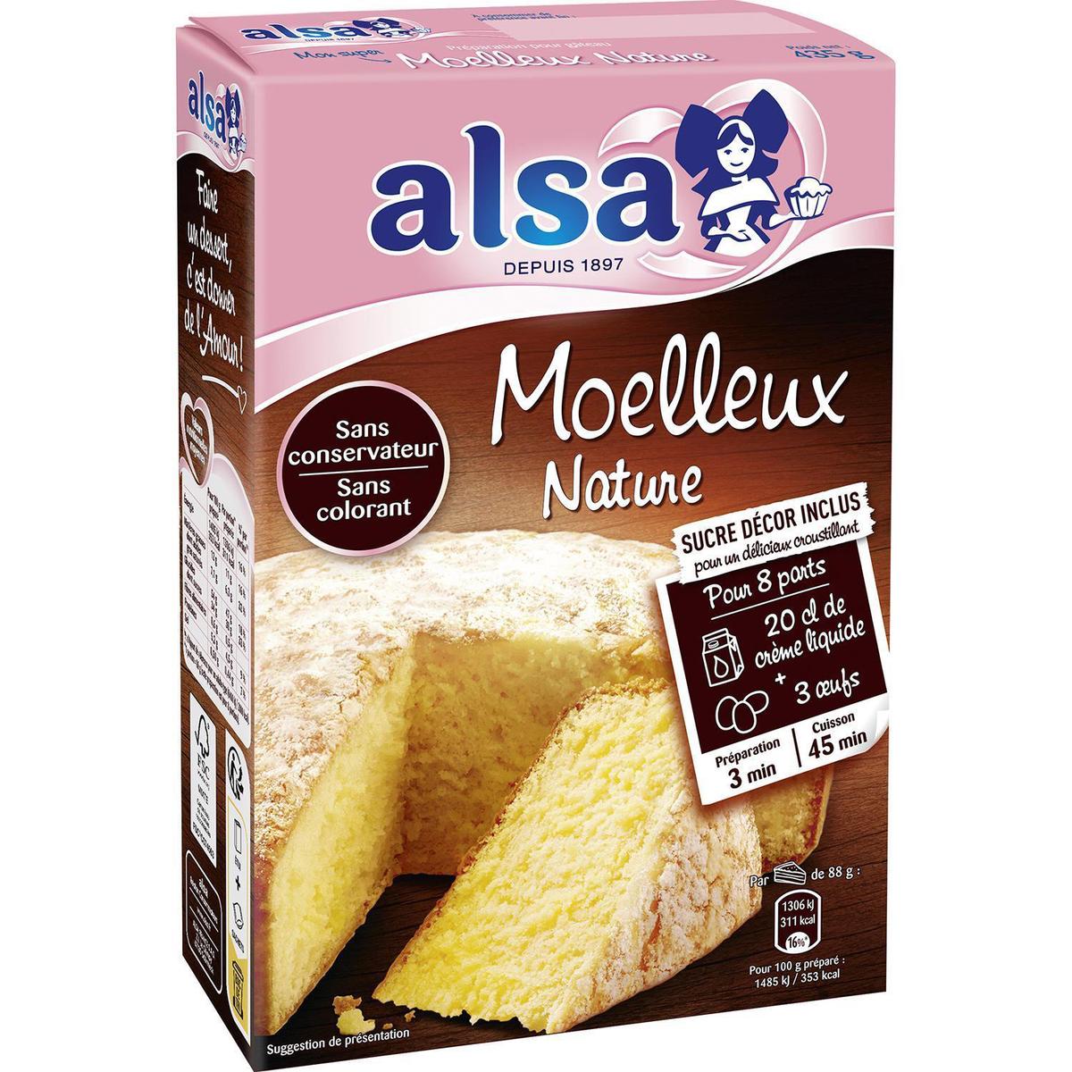 3027030015160 - Alsa - Préparation Gâteau Moelleux Nature