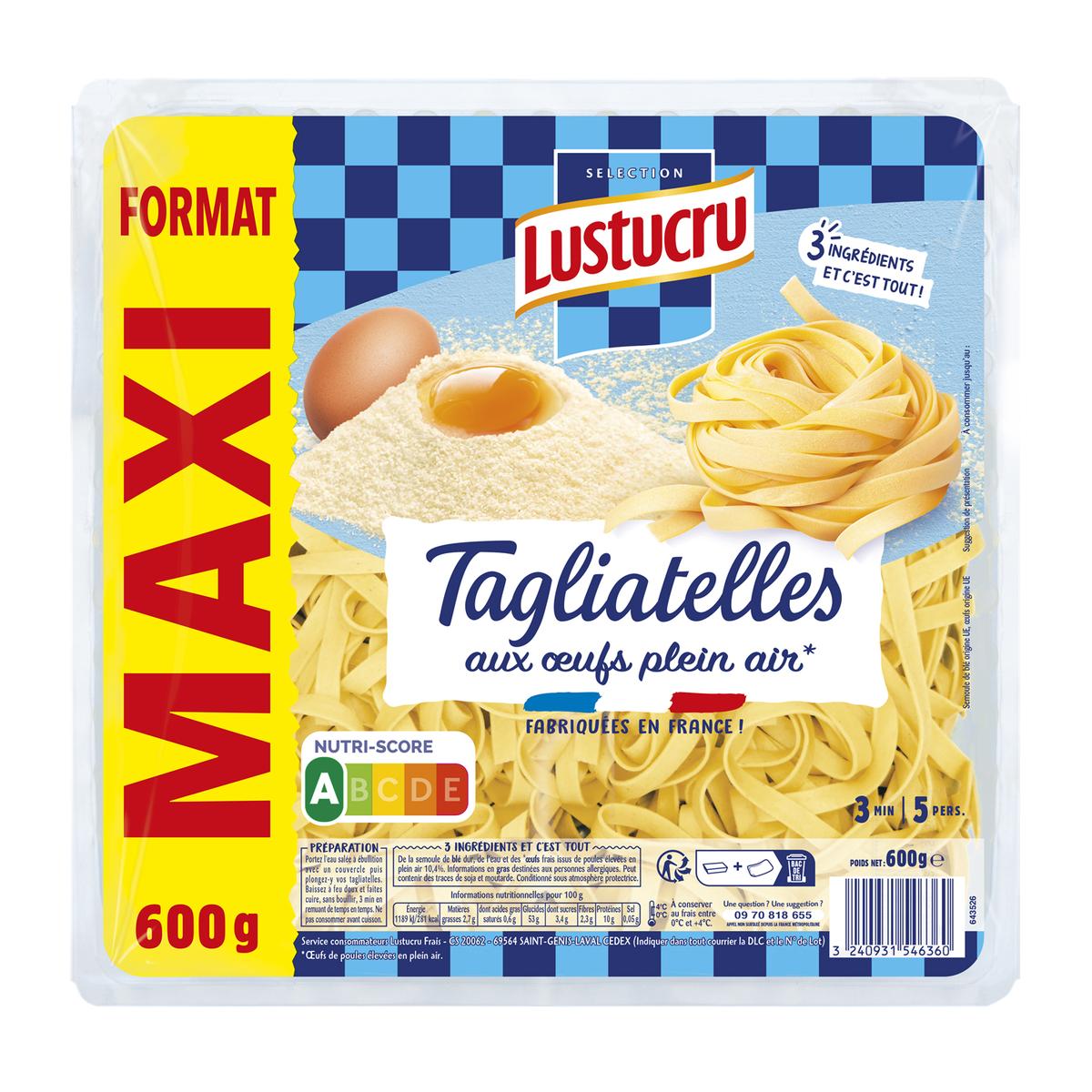3240931546360 - Lustucru - Tagliatelles Fraîche Maxi Format