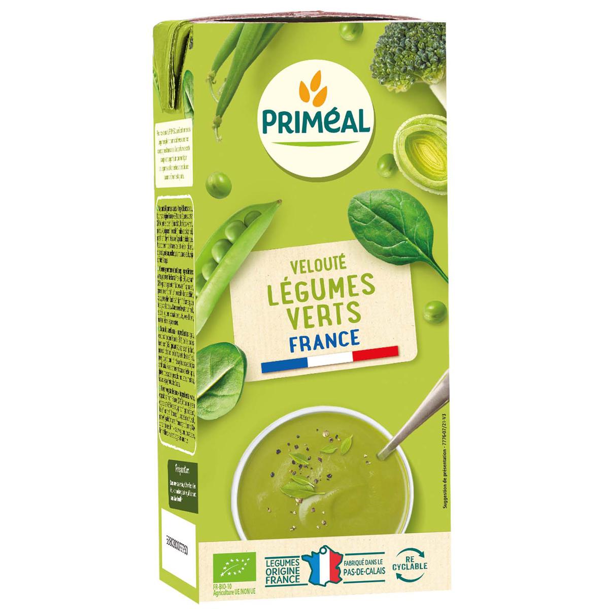 3380380077760 - Priméal - Velouté de légumes verts bio , format individuel