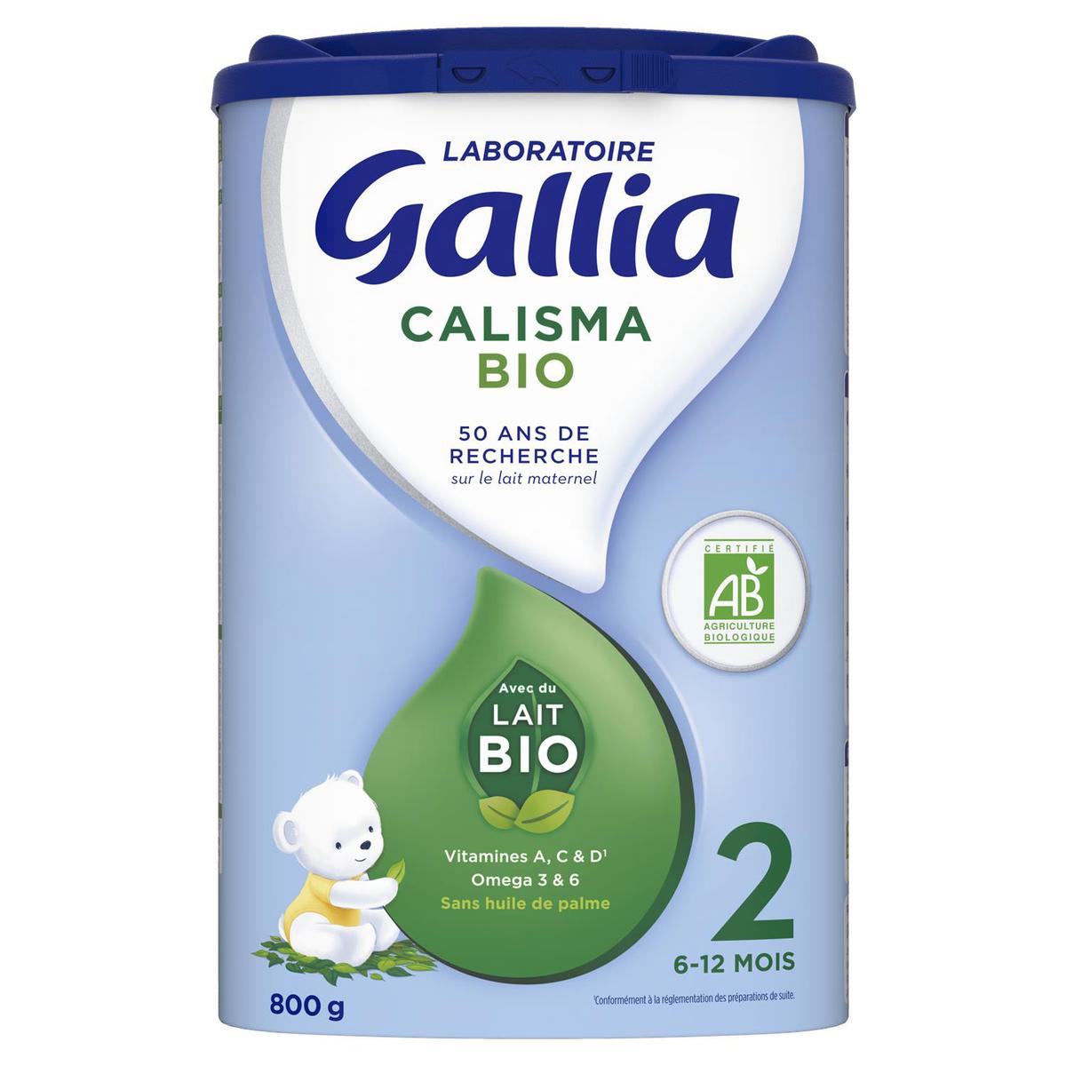 CALISMA - Lait en Poudre 2ème Âge - De 6 à 12 mois, 2x600g