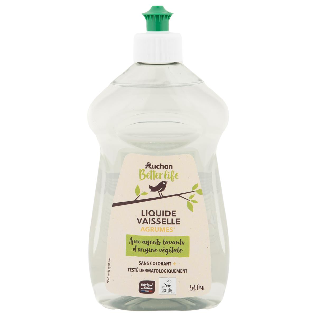 3245678078860 - Auchan Better Life - Liquide vaisselle nettoie et dégraisse parfum agrumes