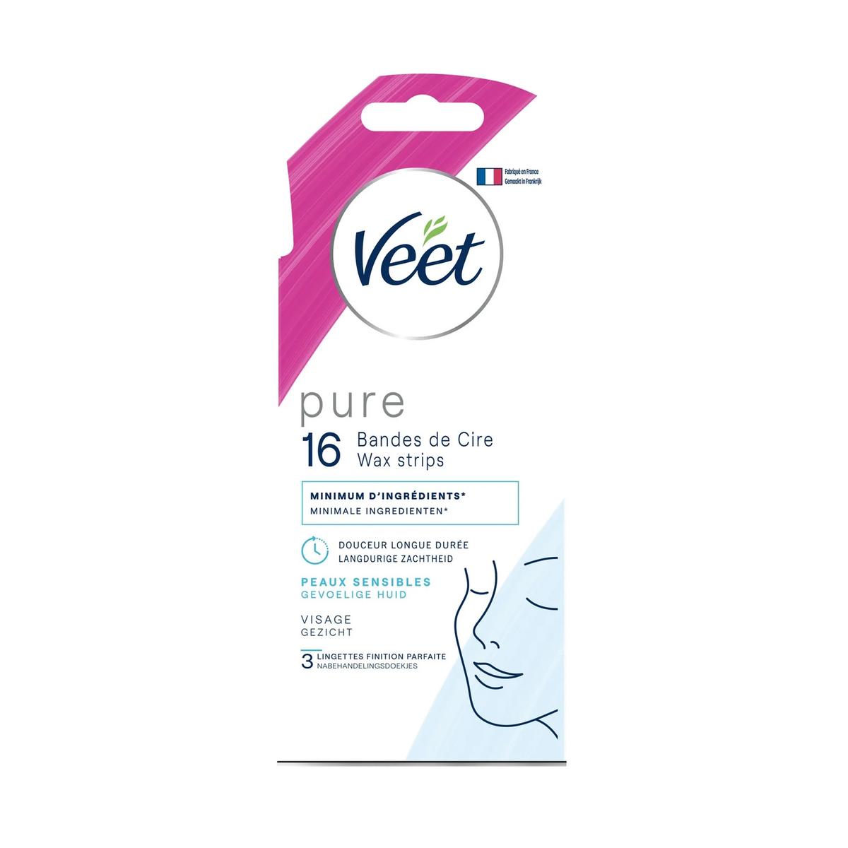 3059944011761 - Veet - Bandes de cire Froide Visage