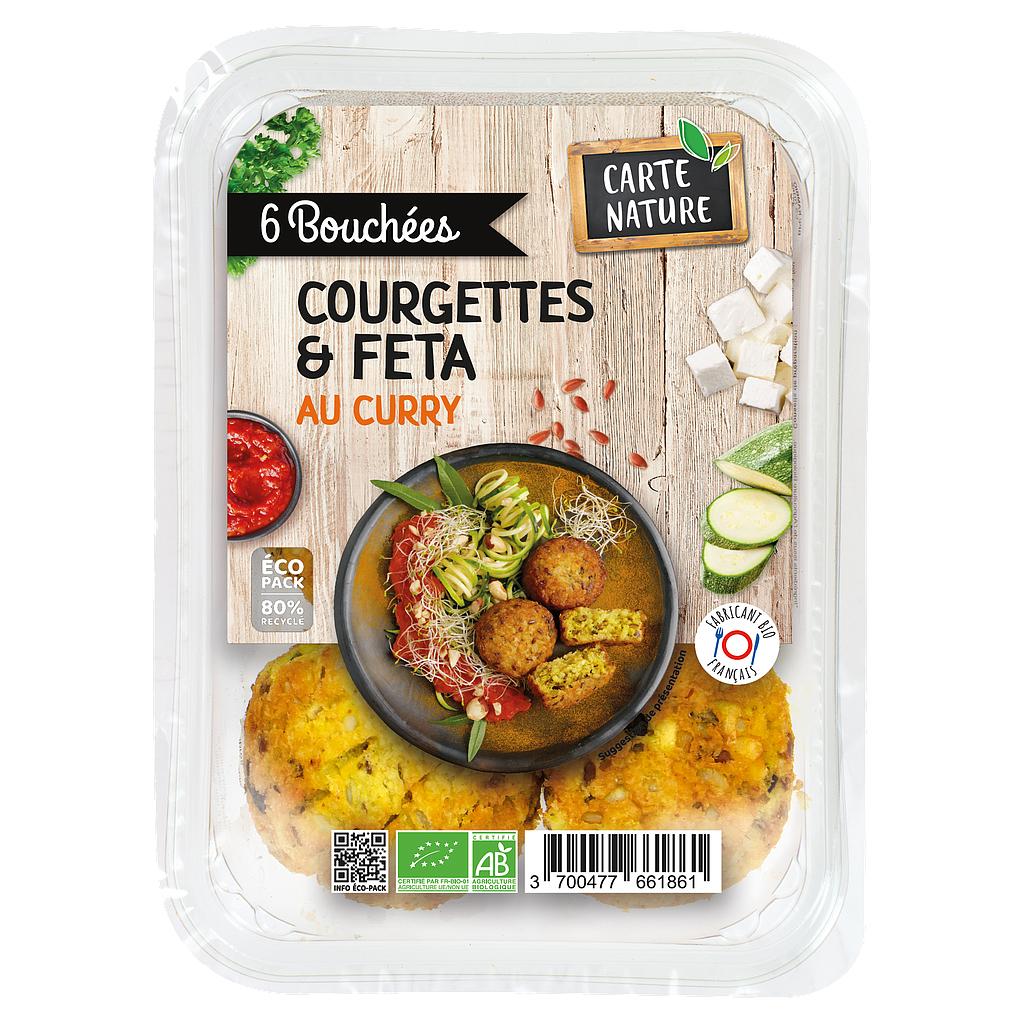 3700477661861 - Carte Nature - Bouchées de Riz Courgette Féta Curry Bio