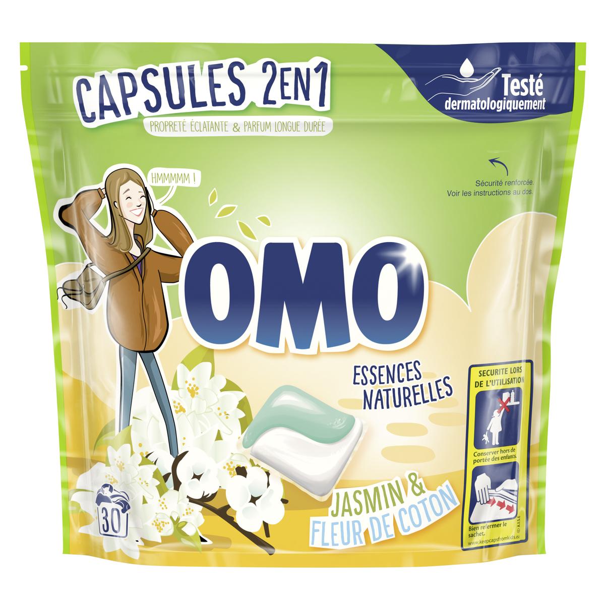 8710447451861 - Omo - Lessive parfum Jasmin & Fleur de Coton