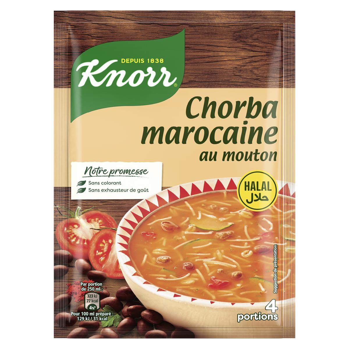 8720182884961 - Knorr - Soupe Chorba Marocaine au Mouton Halal