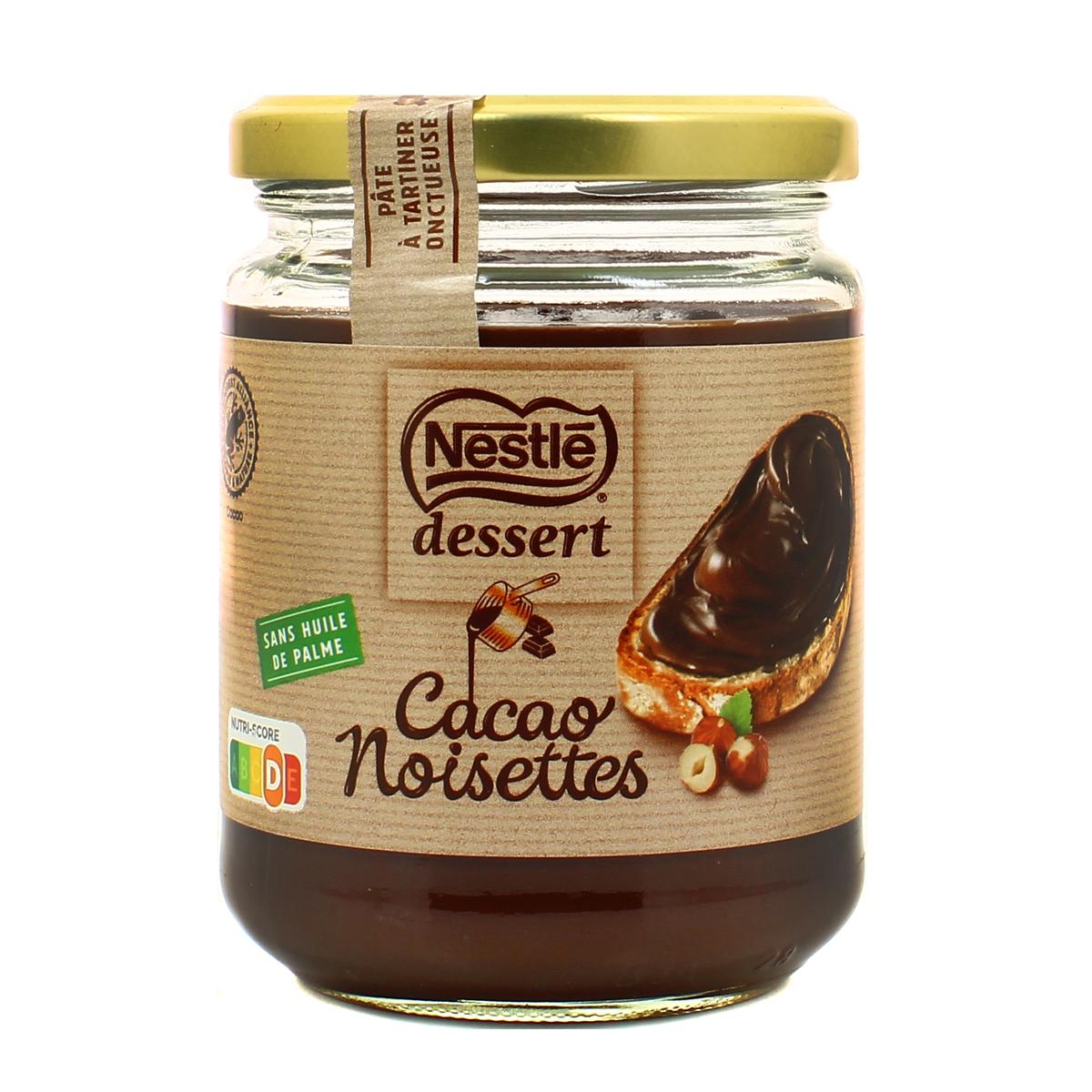 Livraison à domicile Nestlé Dessert Pâte à tartiner cacao noisette, 340g