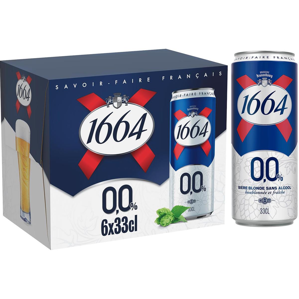 3080216057361 - 1664 - Bière Blonde 0.00°