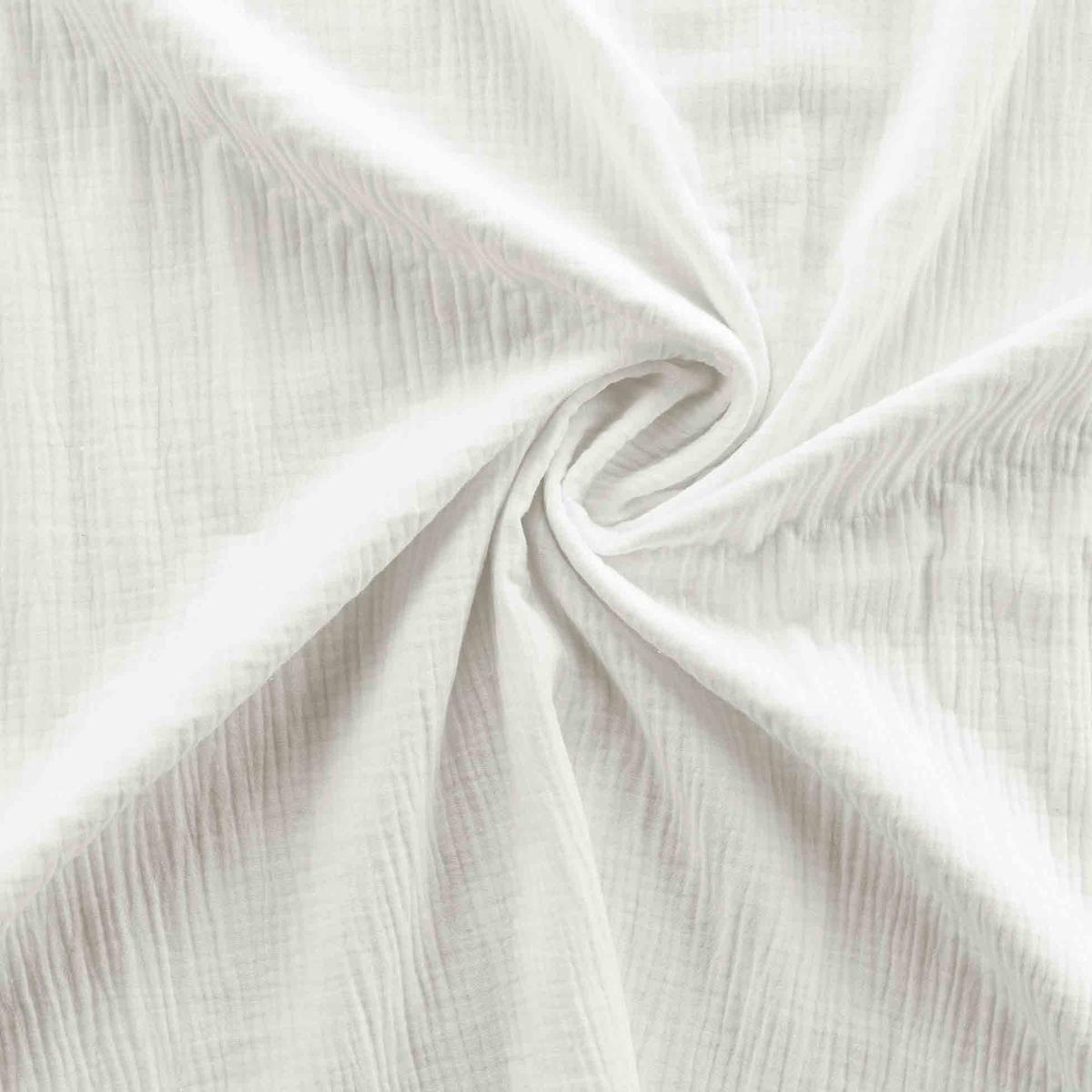 3574386438261 - Douceur D Interieur - Parure en gaze blanc