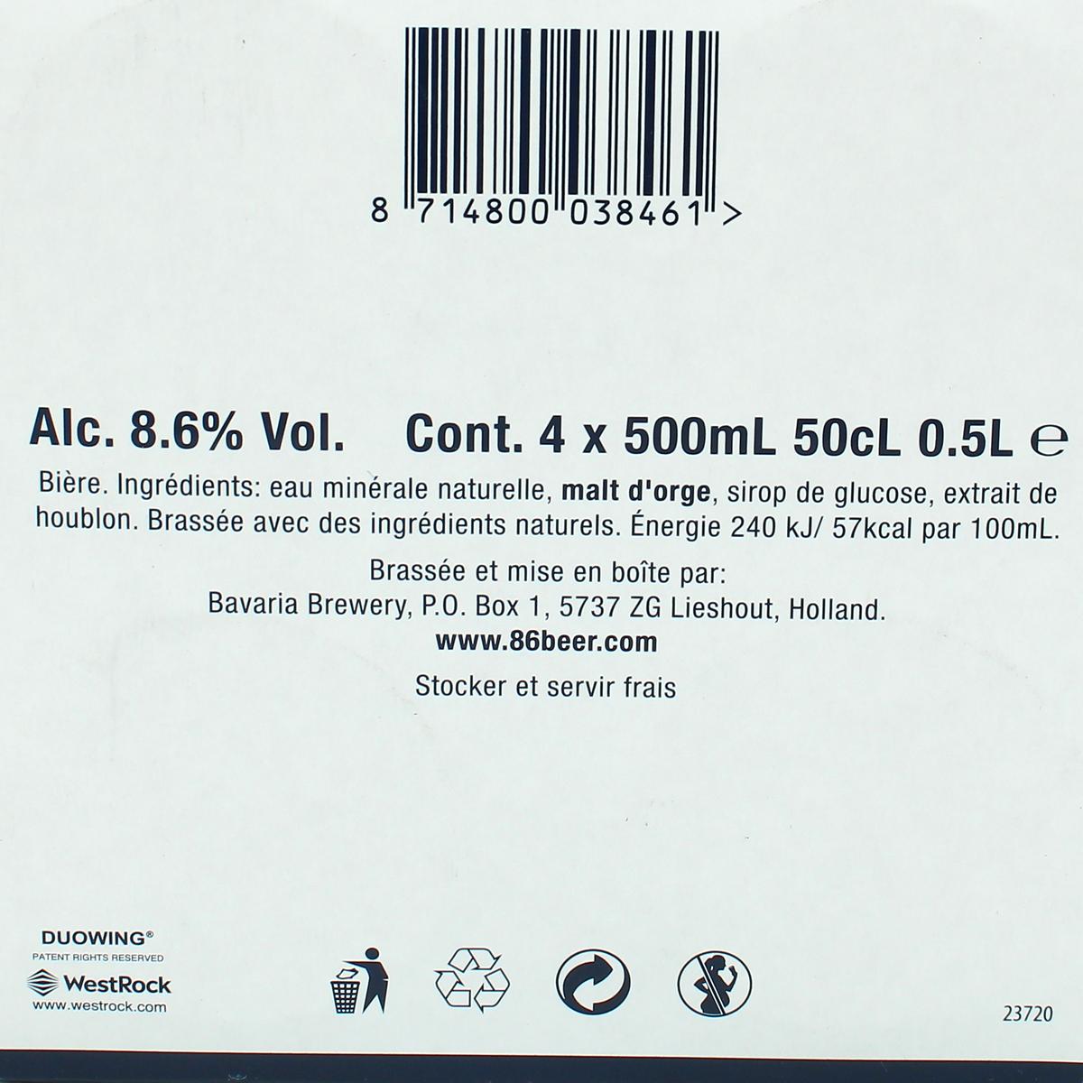 8714800038461 - 8.6 Original - Bière blonde 8.6°