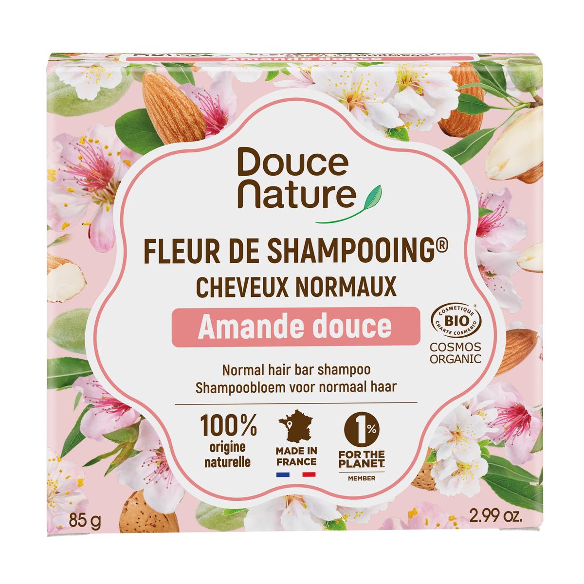 3380380058561 - Douce Nature - Shampooing solide CosméBio sans sulfate - Cheveux normaux