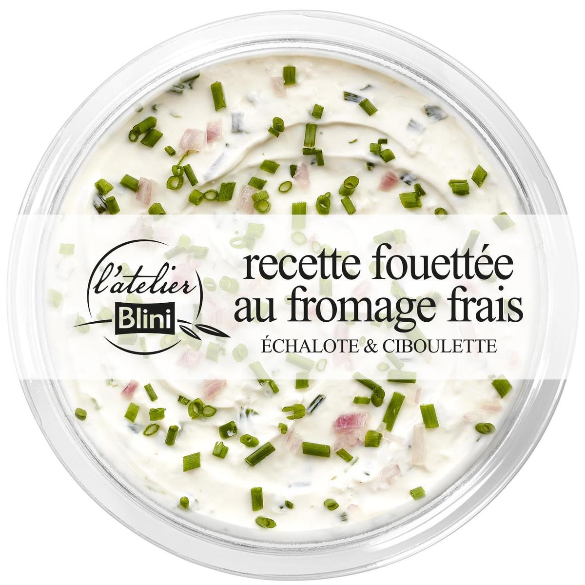 3292070009961 - Atelier Blini - Recette Fouétée au Fromage Frais Echalotte et Ciboulette à Tartiner