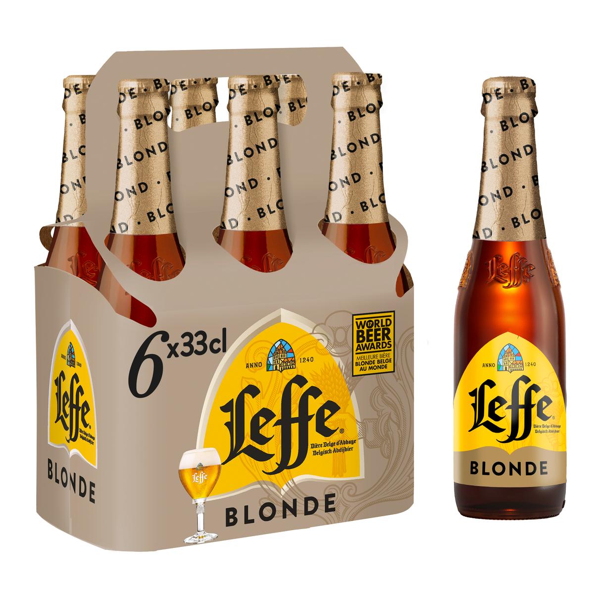 5410228230762 - Leffe - Bière blonde d'Abbaye 6.6°
