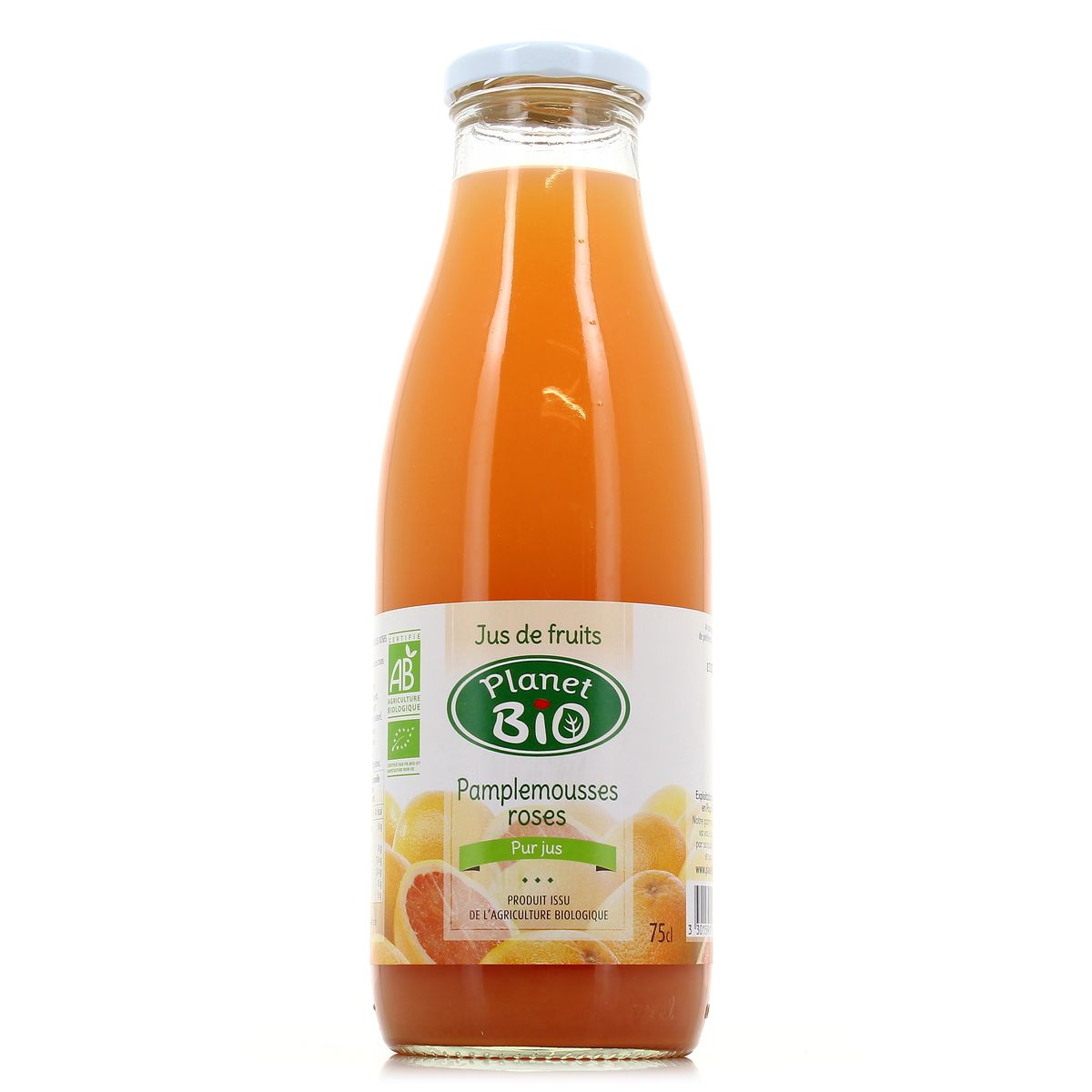 3301591001962 - Planet Bio - Jus de pamplemousse rose bio