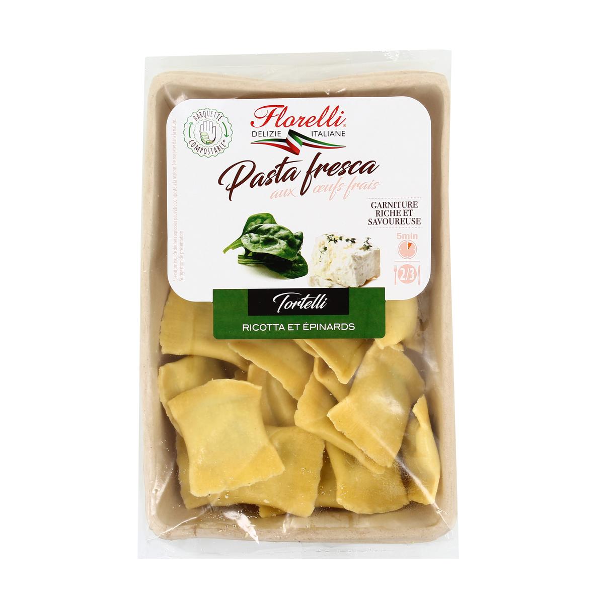 3760077538062 - Florelli Fresco - Raviolis Tortelli Ricotta Epinards Frais