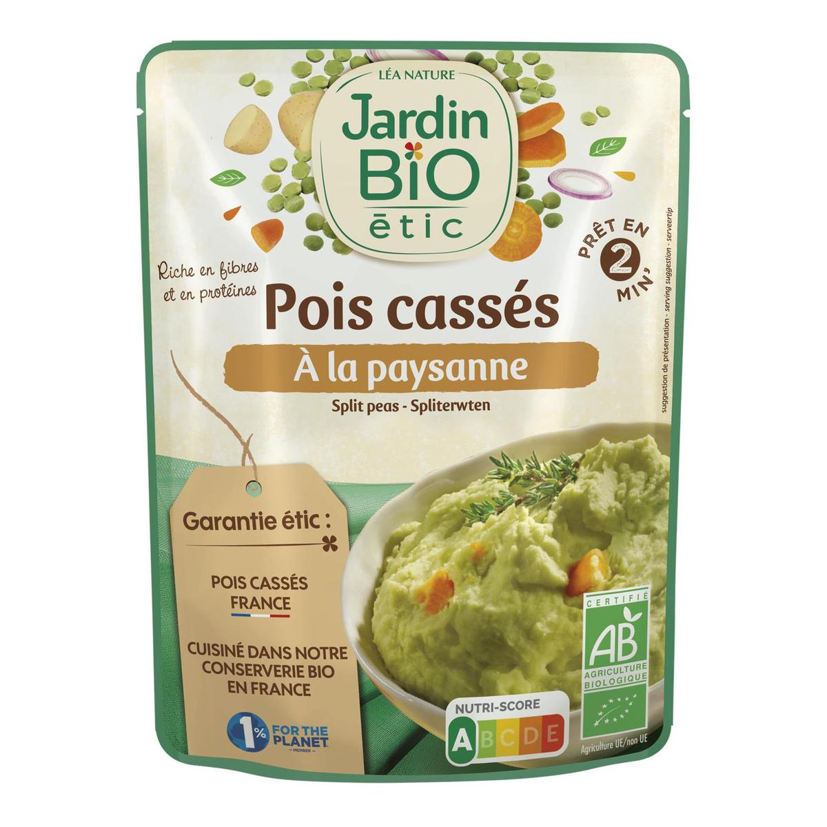 3760020508562 - Jardin Bio Etic - Pois cassés à la paysanne bio