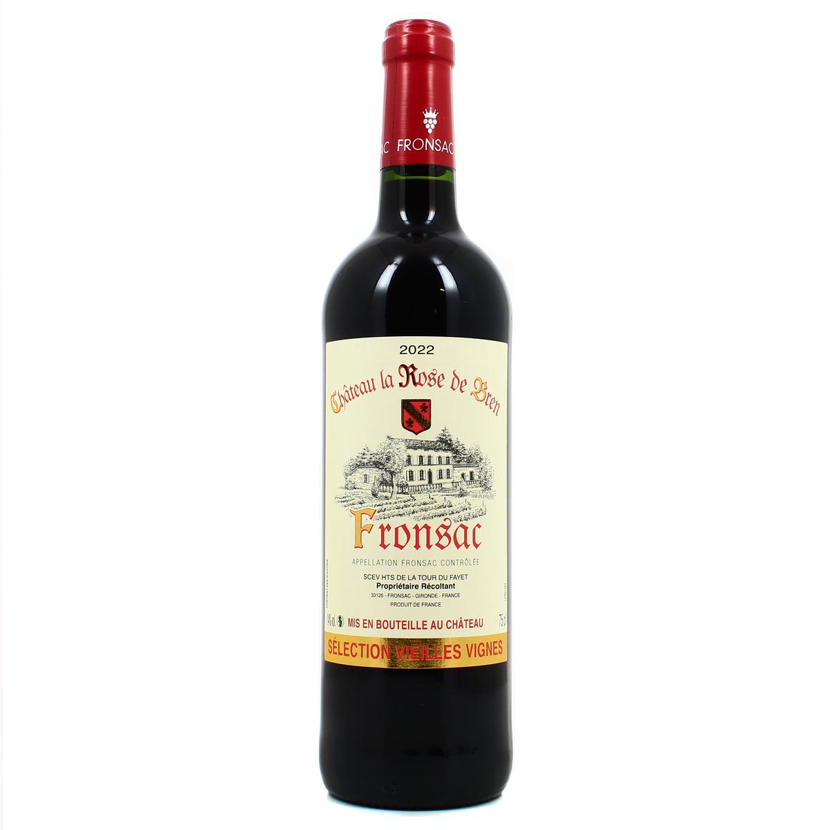 3348008829962 - Fronsac AOC - Château La Rose de Bren