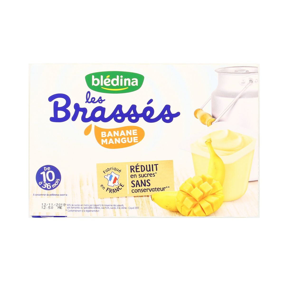 Acheter Bledina Les Brasses Banane Mangue De 10 A 36 Mois 6x95g