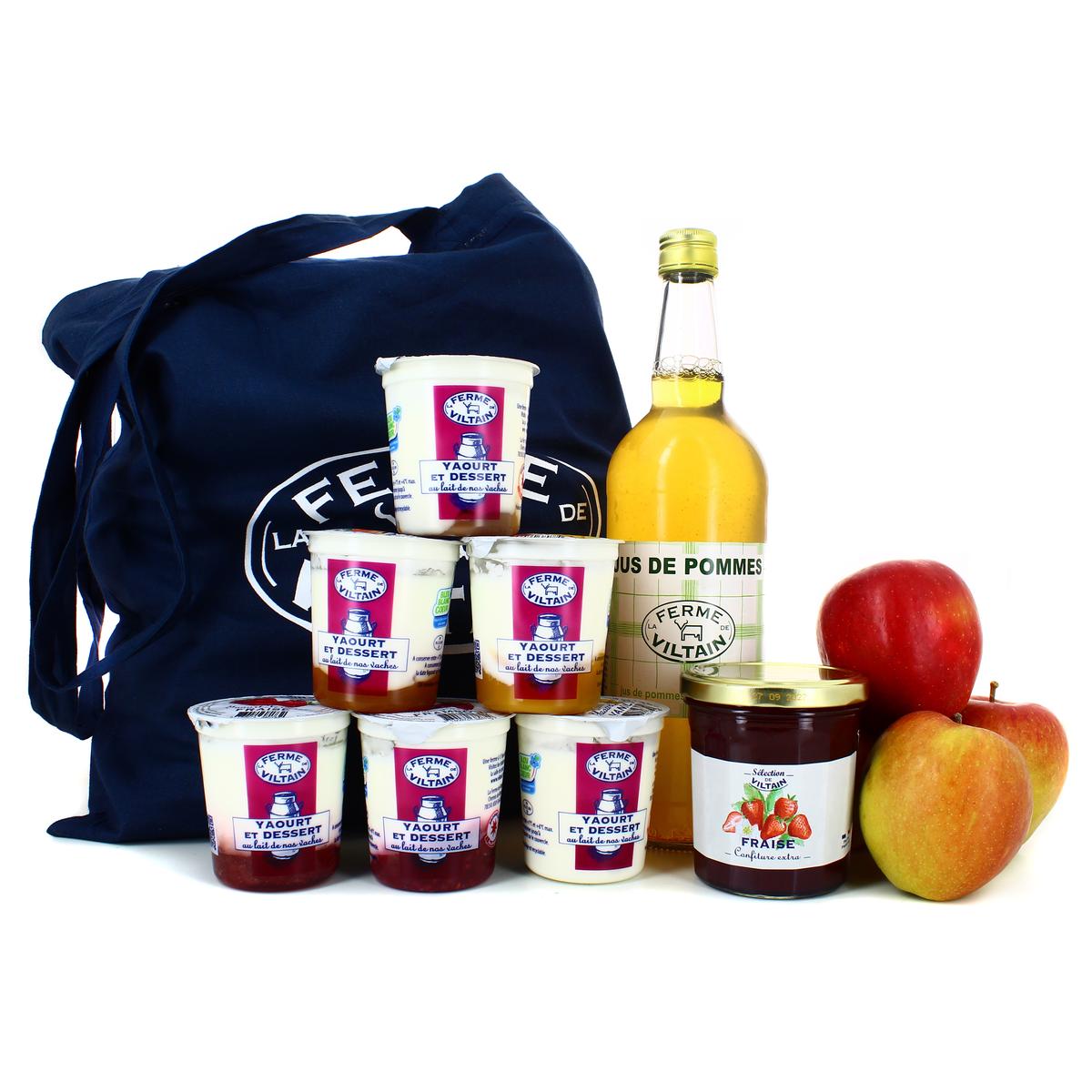 3760074381463 - Ferme de Viltain - Tote Bag Gourmand de la Ferme