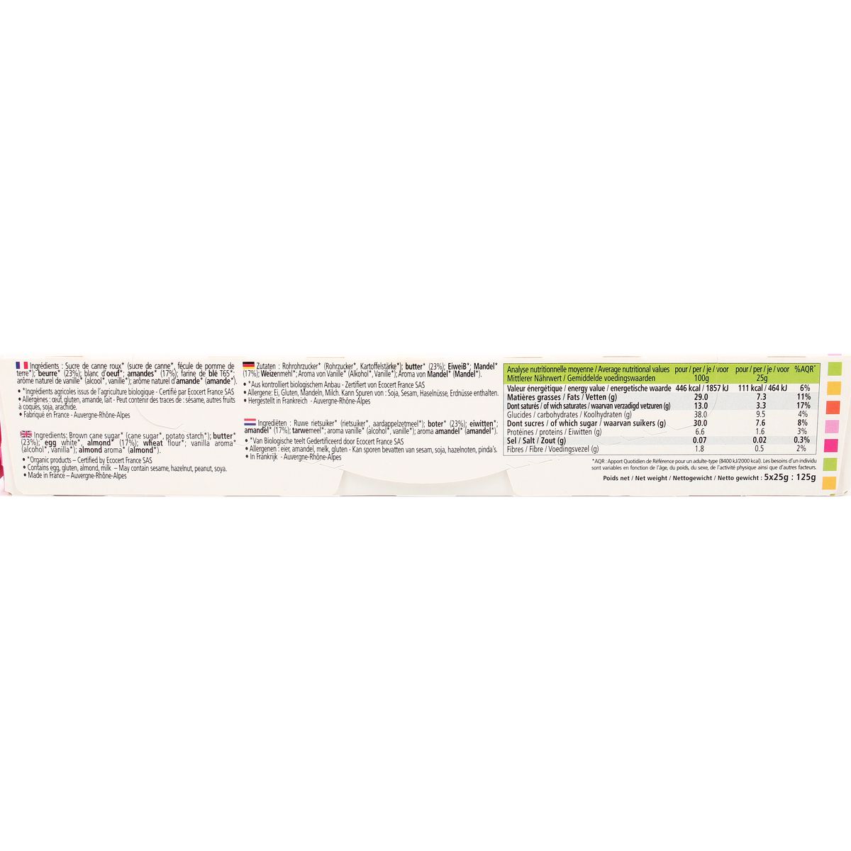 3423720002463 - Bio Soleil - Financier aux Amandes bio