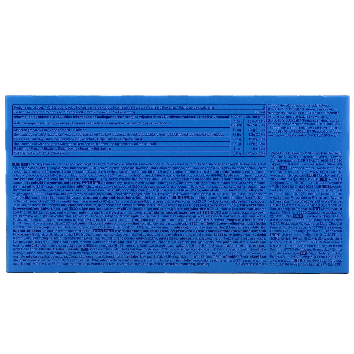 5000159483063 - Bounty - Barres glacées
