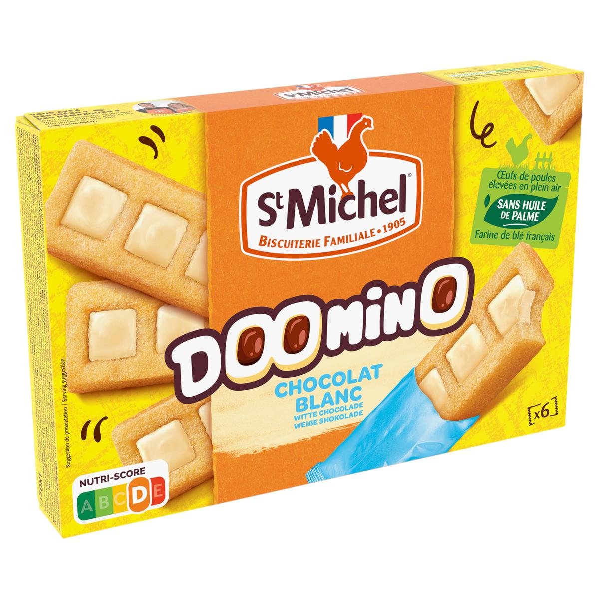 3178530423563 - St Michel - Biscuit doomino chocolat blanc