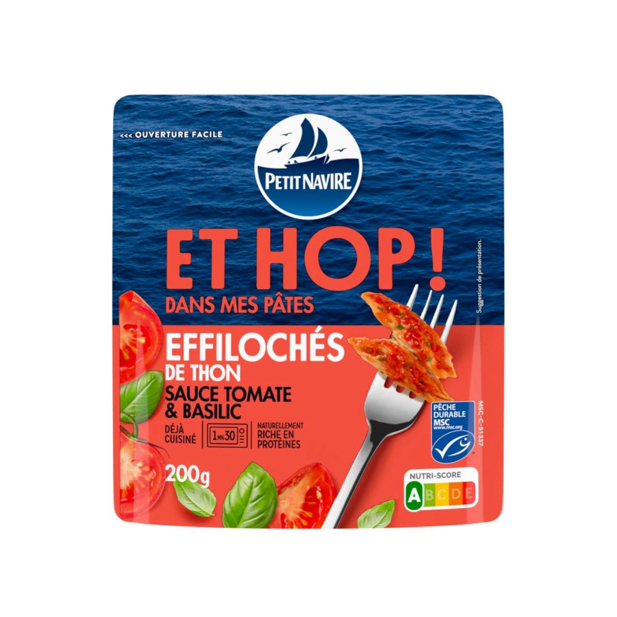 3019089045663 - Petit Navire - Effiloché de Thon à la Sauce Tomate