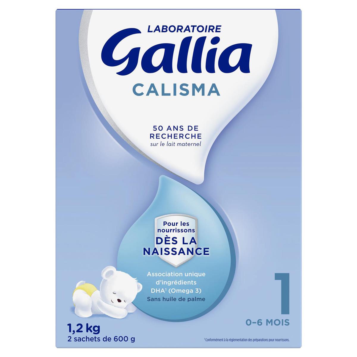 GALLIA Calisma Relais 1 Lait en poudre pour bébé - 3 x 830 g - De