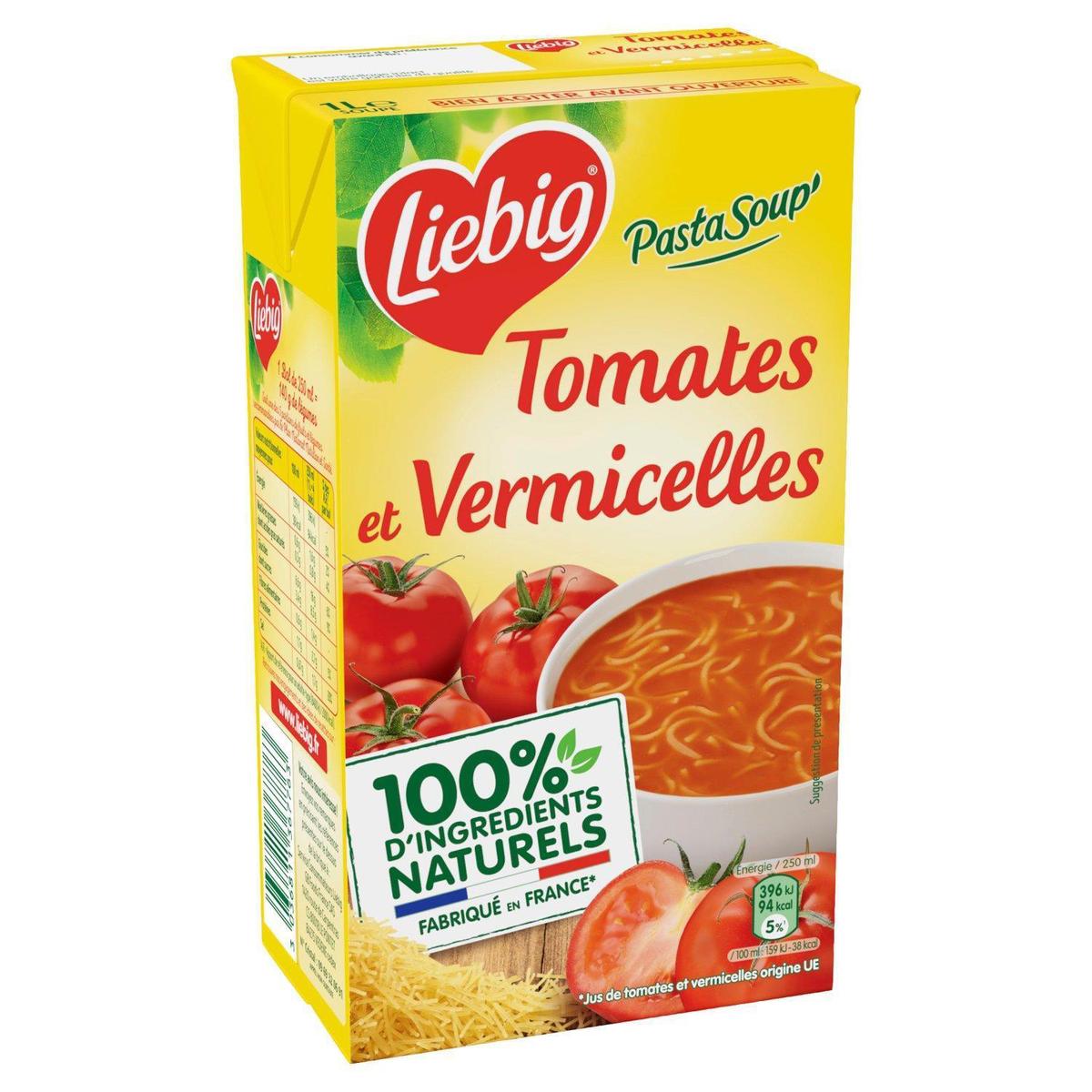 Livraison à domicile Liebig Soupe Tomate et Vermicelles, 1L