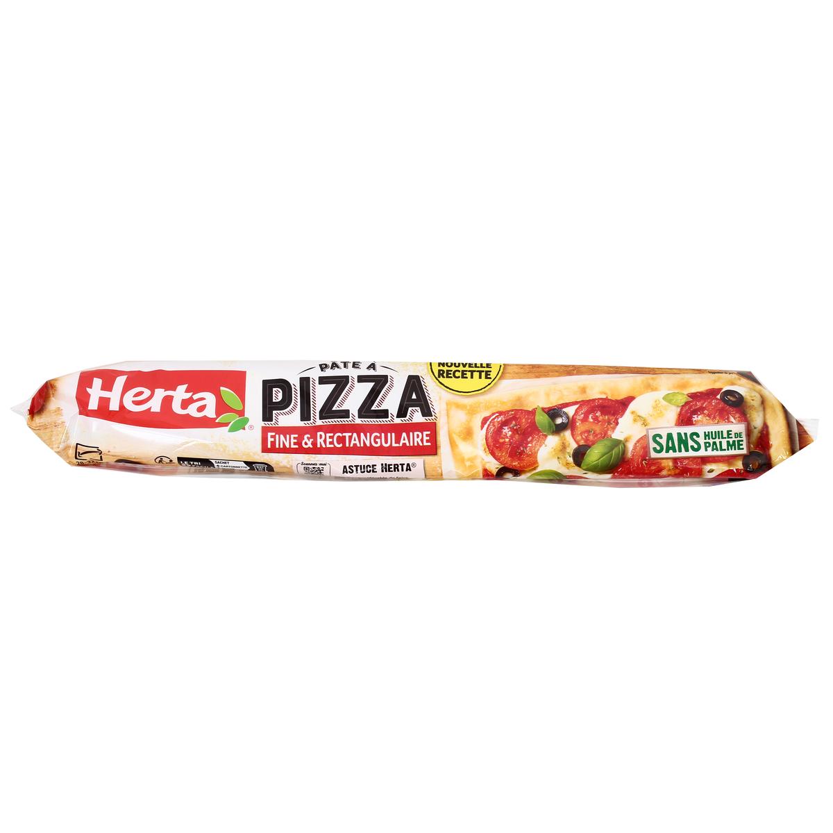 7613035648463 - Herta - Pâte à Pizza Fine & Rectangulaire