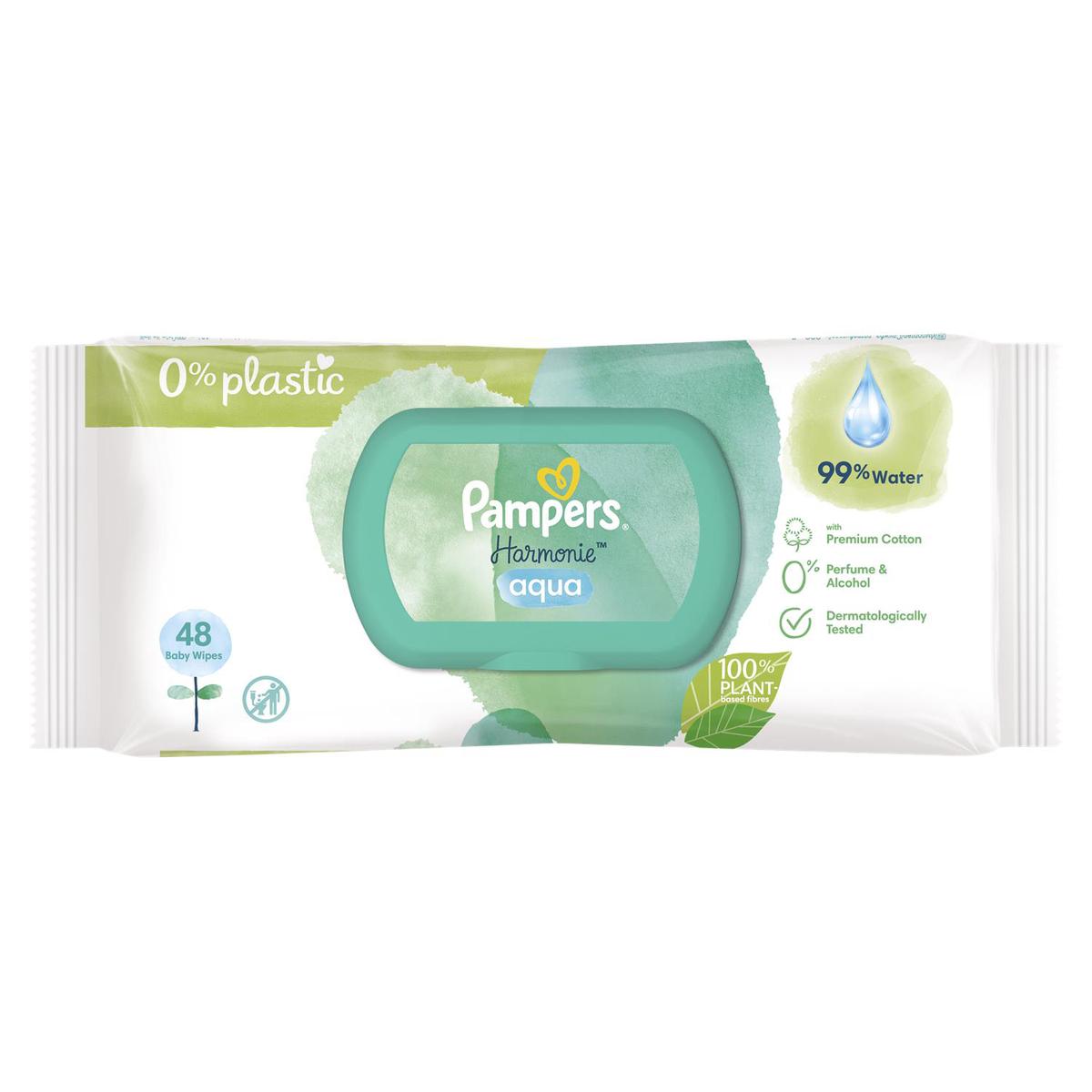 8006540458563 - Pampers Harmonie - Lingettes Bébé Aqua